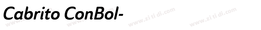 Cabrito ConBol字体转换